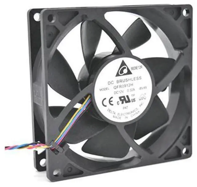Main image of New Delta QFR0912H DC 12V for AMD FX8350PWM CPU fan 9cm 9025 9225 double ball case cooler