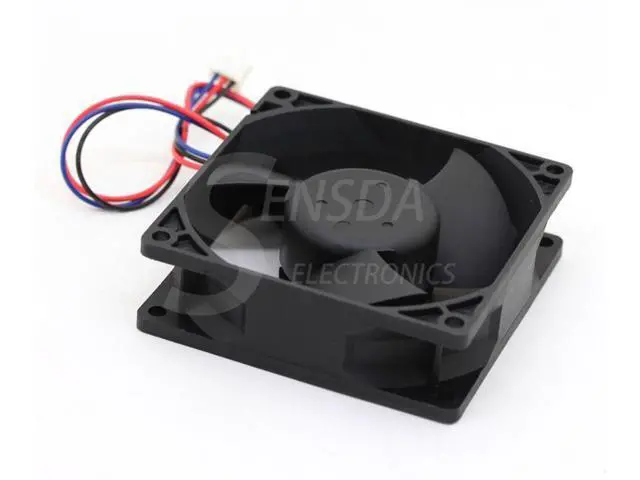 Alt view image 4 of 4 - Delta EFB0812EH -F00 FOO 8025 8CM 80MM DC 12V 0.42A 3-pin computer cpu case Server Inverter Cooling fans