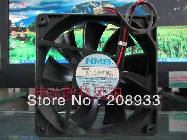 Main image of For NMB Minebea 12025 4710KL-04W-B50 12025 12V 0.72A