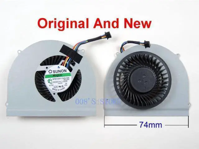 Main image of New Laptop CPU Cooling Cooler Fan Fit For DELL Latitude E6530 Replace For SUNON MF60120V1-C450-G9A DC 5V 1.2W 0M2CFG 4 Pin