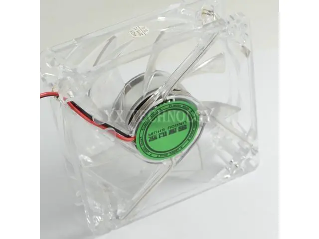 Alt view image 5 of 5 - 8025 GDT Green Red Bule Four color LED PC Computer Case Brushless Cooling Fan 80mm 8080x25mm 8025S DC 12V 4Pin Cooler