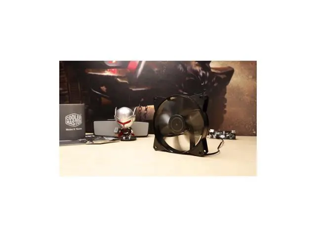Alt view image 5 of 7 - MasterFan Lite MF120L (Non LED) with Translucent Smoke Fan Blade by Cooler Master