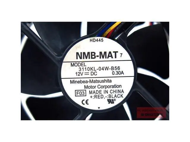 Alt view image 5 of 5 - NMB 8cm8025 12V 0.3A FOR Dell server fan 3110KL-04W-B56 four-wire