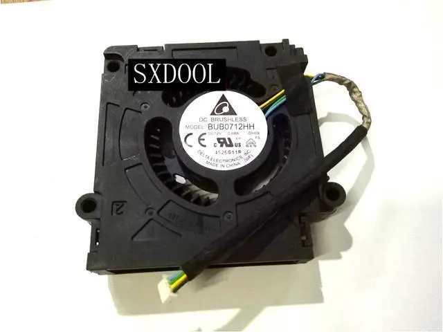Alt view image 3 of 3 - DELTA BUB0712HH-DH09 DC12V 0.68A Turbofan 4-wire 4-pin