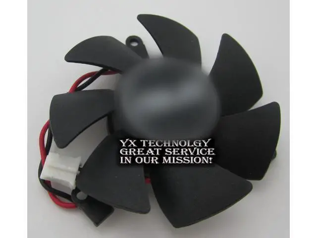 Alt view image 2 of 3 - video card fan Graphics card fan 46mm diameter 39mm pitch 2.0 Terminal Cable length 11cm