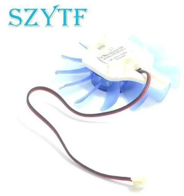Alt view image 2 of 2 - video card fanNew 9600 GTS250 Graphics card fan Ball 75mm diameter 12V 0.20A CPS-8015B12