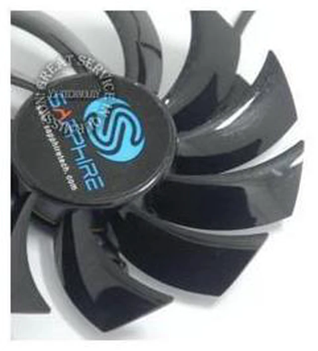 Alt view image 3 of 4 - video card fanNew Graphics card fan FD7010H12D 12V 0.35A 73mm diameter
