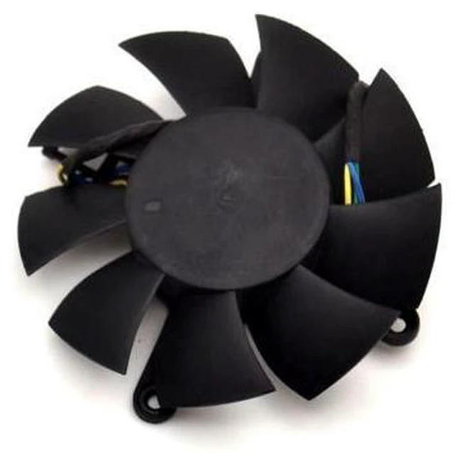 Alt view image 2 of 5 - video card fanTI GTX560 3 graphics card fan 0.6A DASB0815B2U