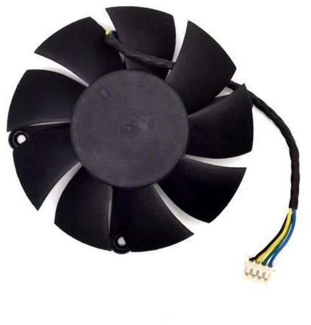Alt view image 5 of 5 - video card fanTI GTX560 3 graphics card fan 0.6A DASB0815B2U