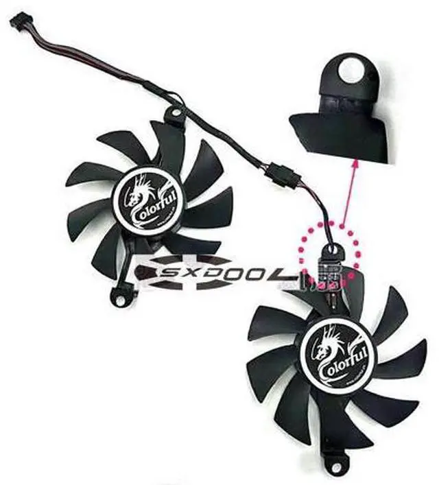 Main image of For Colorful P106-100 GTX1060 960 950 Netchi Edition graphics card radiator Gray