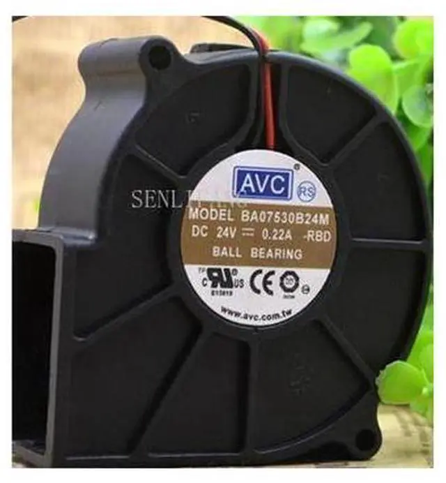 Main image of For AVC BA07530B24M 75*75*30mm 24V 0.22A Turbo Blower Cooling Fan 3pin Cooling Fan Processor Cooler Heatsink Fan