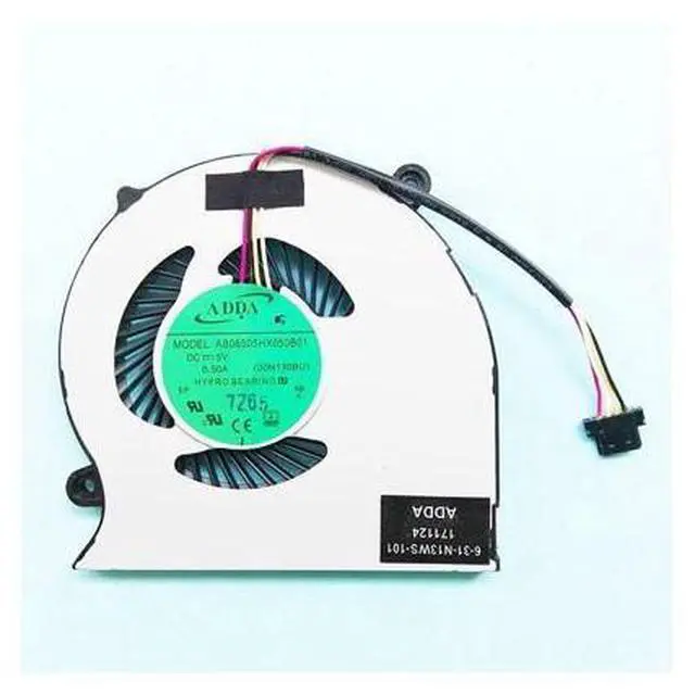 Main image of ( 4-pin CPU FAN) New origianl cpu cooling fan for ADDA AB06505HX050B01 00N130BU 6-31-N13WS-101 6-31-N130S-102 CPU FAN COOLER RADIATOR