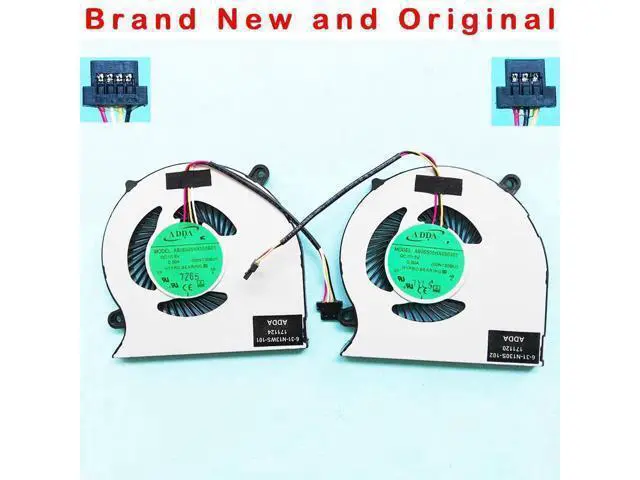 Alt view image 2 of 4 - ( 4-pin CPU FAN) New origianl cpu cooling fan for ADDA AB06505HX050B01 00N130BU 6-31-N13WS-101 6-31-N130S-102 CPU FAN COOLER RADIATOR