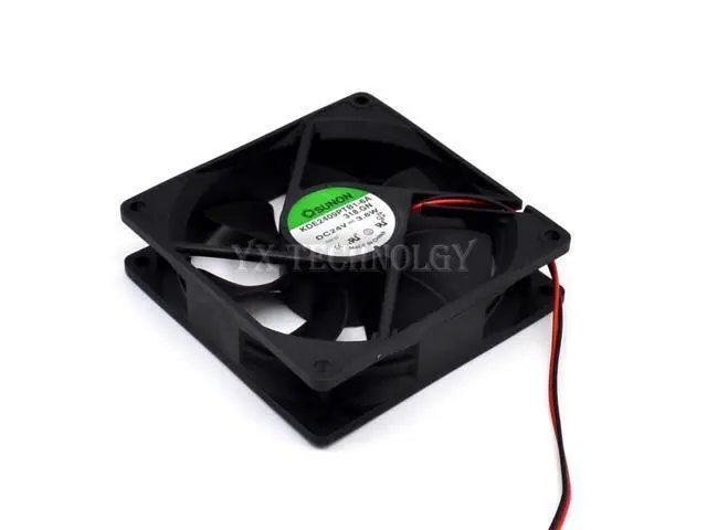 Alt view image 5 of 6 - SUNON Original 9CM 92*92*25MM 9.2CM 9225 KDE2409PTB1-6A 24V 3.6W Cooling Fan case fan server fan