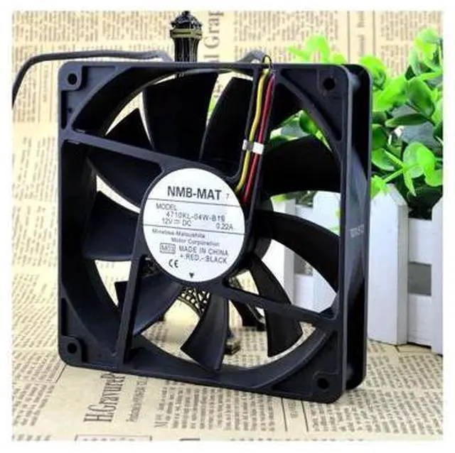 Main image of For NMB 12025 12V 0.22A 12CM Silent Chassis Fan Computer Fan 4710KL-04W-B19 cooling fan