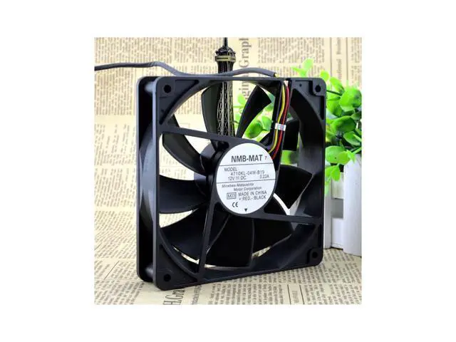 Alt view image 2 of 4 - For NMB 12025 12V 0.22A 12CM Silent Chassis Fan Computer Fan 4710KL-04W-B19 cooling fan