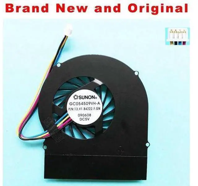 Main image of new original Laptop cpu cooler cooling fan GC054509VH-A 13.V1.B4222.F.GN 13N3-02A0B11 DC 5V 1.9W Bare Fan 4 wire 4-pin connector