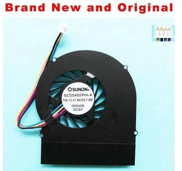 Main image of new original Laptop cpu cooler cooling fan GC054509VH-A 13.V1.B4222.F.GN 13N3-02A0B11 DC 5V 1.9W Bare Fan 4 wire 4-pin connector