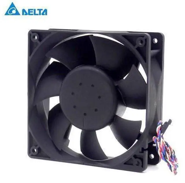 Alt view image 5 of 6 - AFC1212DE 12038 12cm 120mm DC 12V 1.6A pwm ball fan thermostat inverter server cooling fan