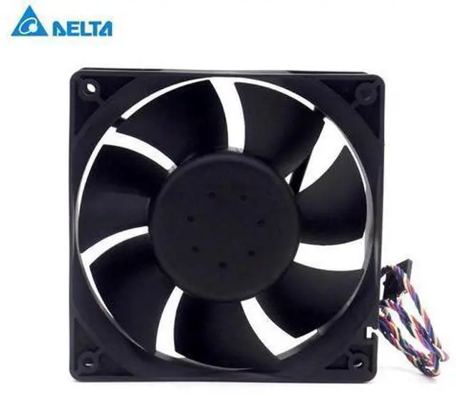 Alt view image 6 of 6 - AFC1212DE 12038 12cm 120mm DC 12V 1.6A pwm ball fan thermostat inverter server cooling fan