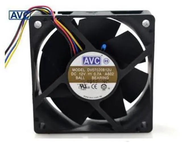 Main image of AVC DV07020B12U 7020 70mm 7cm DC 12V 0.7A dual ball bearing fan server inverter cooling fan