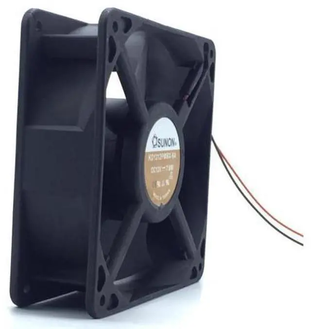 Alt view image 2 of 4 - 1pcs KD1212PMBX-6A 12038 120*120*38MM 2 wire fan 7.6W server inverter axial cooling fan