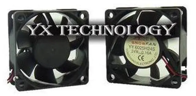Alt view image 2 of 2 - New YY6025H24S 6025 6cm 24V 0.16A cooling fan DC fan 60*60*25mm