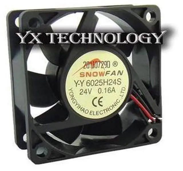 Main image of New YY6025H24S 6025 6cm 24V 0.16A cooling fan DC fan 60*60*25mm