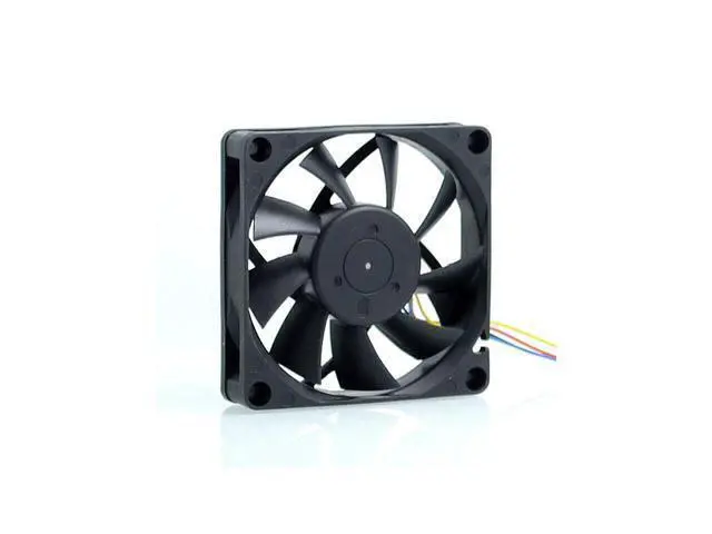 Alt view image 3 of 6 - 2pcs fan Original AUB0712MB 7015 12V 0.24A 7cm 4 -pin PWM CPU cooling fan for Delta 70*70*15mm