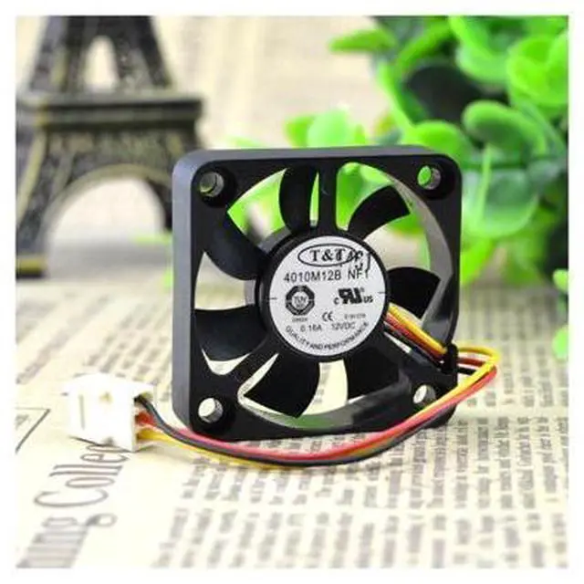 Alt view image 4 of 5 - 4010M12B NF1 4010 12V 0.16A 4cm fan 3-wire dual bead cooling fan
