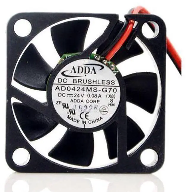 Main image of 1pcs AD0424MS-G70 2 line printer inverter cooling fan 4CM 40*40*10 24V fan