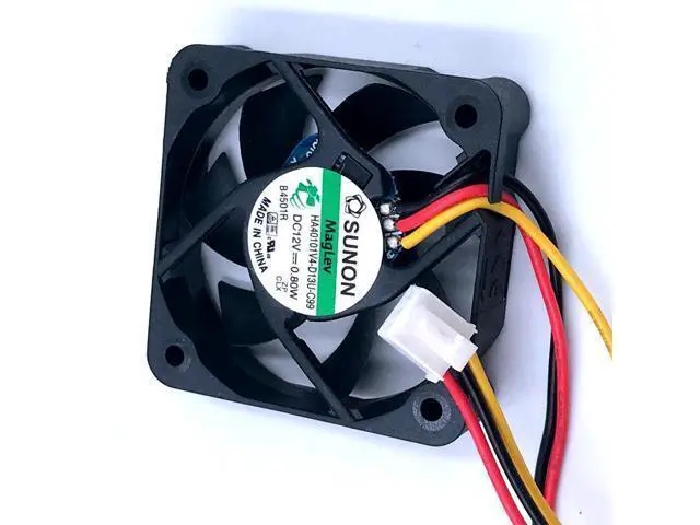 Alt view image 3 of 4 - 2pcs silent quiet 40mm fan new Sunon HA40101V4-D13U-C99 DC12V 0.80W 4CM 4010 TV case axial cooling fan