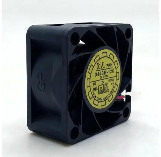 Main image of For Yuelun 4cm 4020 DC 12V double ball high speed fan d40bm-12c computer case power cooling fan