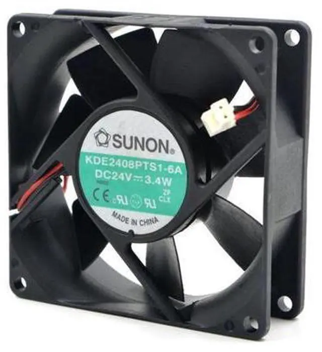 Alt view image 3 of 4 - KD2408PTB1-6A KD2408PTS1-6A DC 24V 3.4W 8025 80*80*25mm 4900RPM Computer Blower Cooling Fan