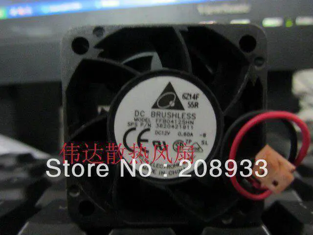 Main image of For Delta FFB0412SHN DC12V 0.6A 4028 Ball fan of violence server cooling