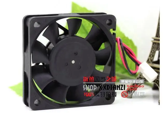 Alt view image 3 of 5 - Original for delta AFB0612VHB 6015 12V 0.24A 6CM two-wire radiator fan