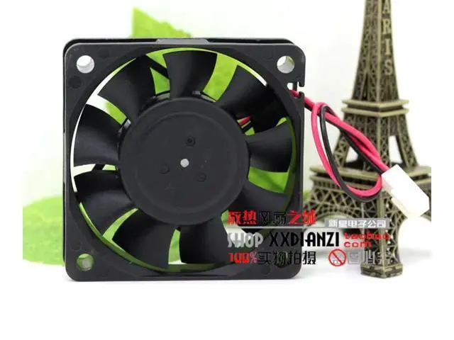 Alt view image 4 of 5 - Original for delta AFB0612VHB 6015 12V 0.24A 6CM two-wire radiator fan