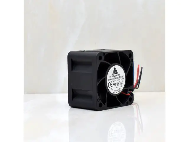 Alt view image 2 of 4 - For Delta FFB0412SHN/VHN 4028 4cm/cm 12V Double Ball Violence Gale Fan