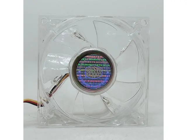 Alt view image 2 of 3 - A8025-18CB-5BN-L1 A8025-19RB-3AN-PI Cooler Master 12V 8025 8cm fan luminous LED power supply chassis fan silent fan 3-pin speed measurement