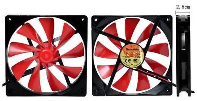 Alt view image 3 of 3 - Chassis original TT TT-1425 fan 12V 0.3A 14CM 14025 power cooling fan