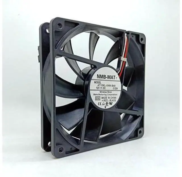 Main image of 12cm Case Fan for NMB 12025 4710KL-04W-B49 DC 12V 0.52A 120mm Ball Bearing High Speed Large Air Volume Chassis Axial Cooling Fan