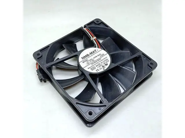 Alt view image 4 of 4 - 12cm Case Fan for NMB 12025 4710KL-04W-B49 DC 12V 0.52A 120mm Ball Bearing High Speed Large Air Volume Chassis Axial Cooling Fan