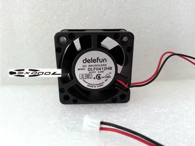 Alt view image 3 of 5 - Delefun DLF0412LB 4020 12V 4CM for Switch Inverter Accessories Cooling Fan Mute Fan Hydraulic