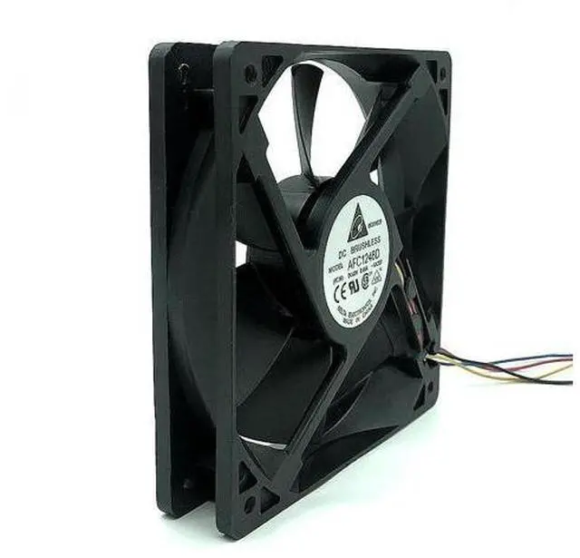 Alt view image 3 of 4 - 48V 120mm 12cm Cooling Fan,for Delta AFC1248D 120X120X25mm Dual Ball Bearing 0.48A Server Inverter Cabinets Fans