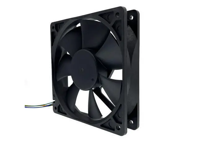 Alt view image 5 of 5 - 120mm 12025 DC 12V 0.50A PWM PC CPU Cooling Fan 120x120x25mm Dual Ball Bearing 3300 Rpm,High Speed Replace Delta AFB1212SH