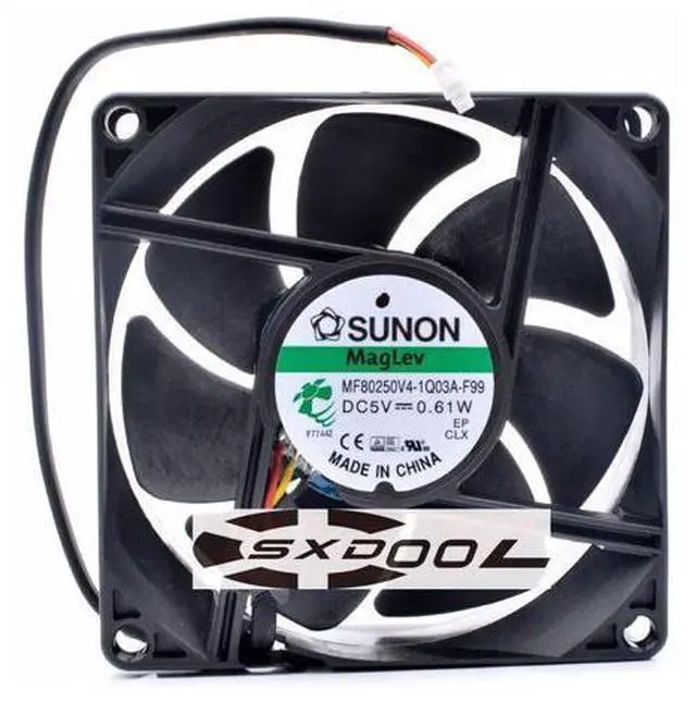Main image of NEW original SUNON MF80250V4-1Q03A-F99 8cm 8025 5V 0.61W 3-wire silent cooling fan