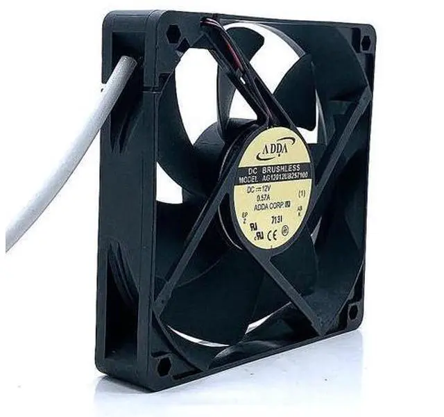 Main image of AG12012UB257100 ADDA 12V 12025 12CM 120mm Dual Ball Bearing 3600RPM 106CFM High Speed Air Flow Case Cooling Fan