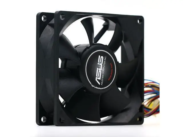 Alt view image 4 of 7 - NEW Delta AUB0812VH 12V 0.41A 8cm 8025 PWM four-speed high-volume cooling fan