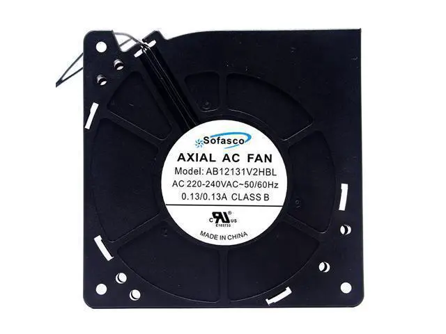 Alt view image 2 of 3 - 120mm 12cm AC Blower AB12131V2HBL Turbo Blower 120X120X32mm AC 220V 240V 0.13A Cooling Fan