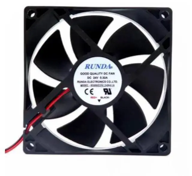 Main image of RSH9225L24N41A DC 24V 0.32A 92x92x25mm 2-Wire Server Cooling Fan